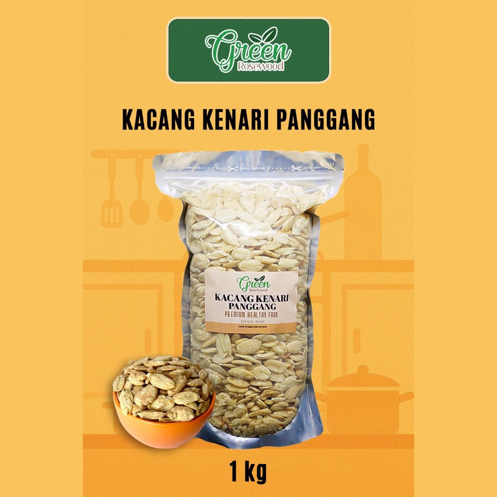 KACANG KENARI PANGGANG 1000 GR / KENARI PANGGANG UTUH 1 KG / ROASTED KENARI NUTS 1000GR
