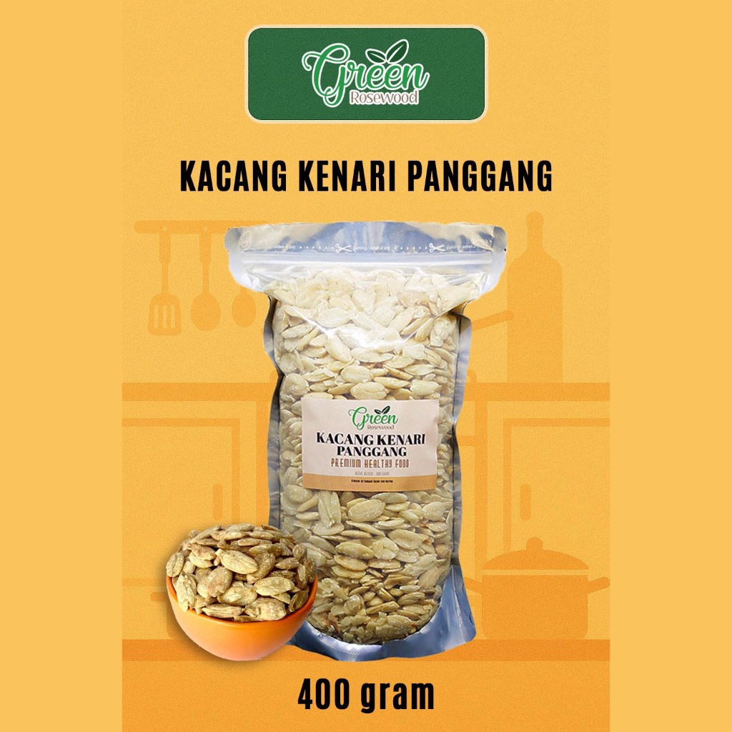KACANG KENARI PANGGANG 400 GR / KENARI PANGGANG UTUH 400 GRAM / ROASTED KENARI NUTS 400GR