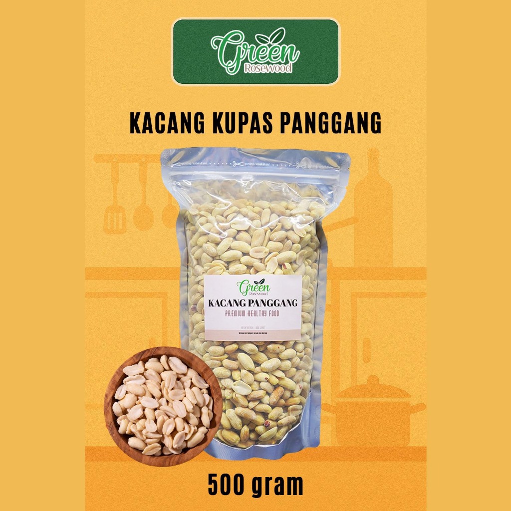 500g KACANG TANAH KUPAS PANGGANG / KACANG TANAH KUPAS JUMBO / KACANG TANAH KUPAS BESAR SIZE 25/29