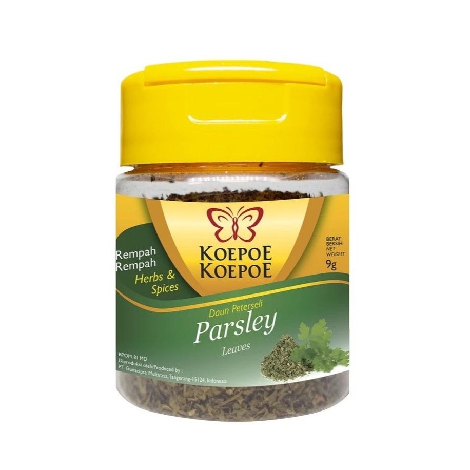 parsley kering dried leaves koepoe kupu 19