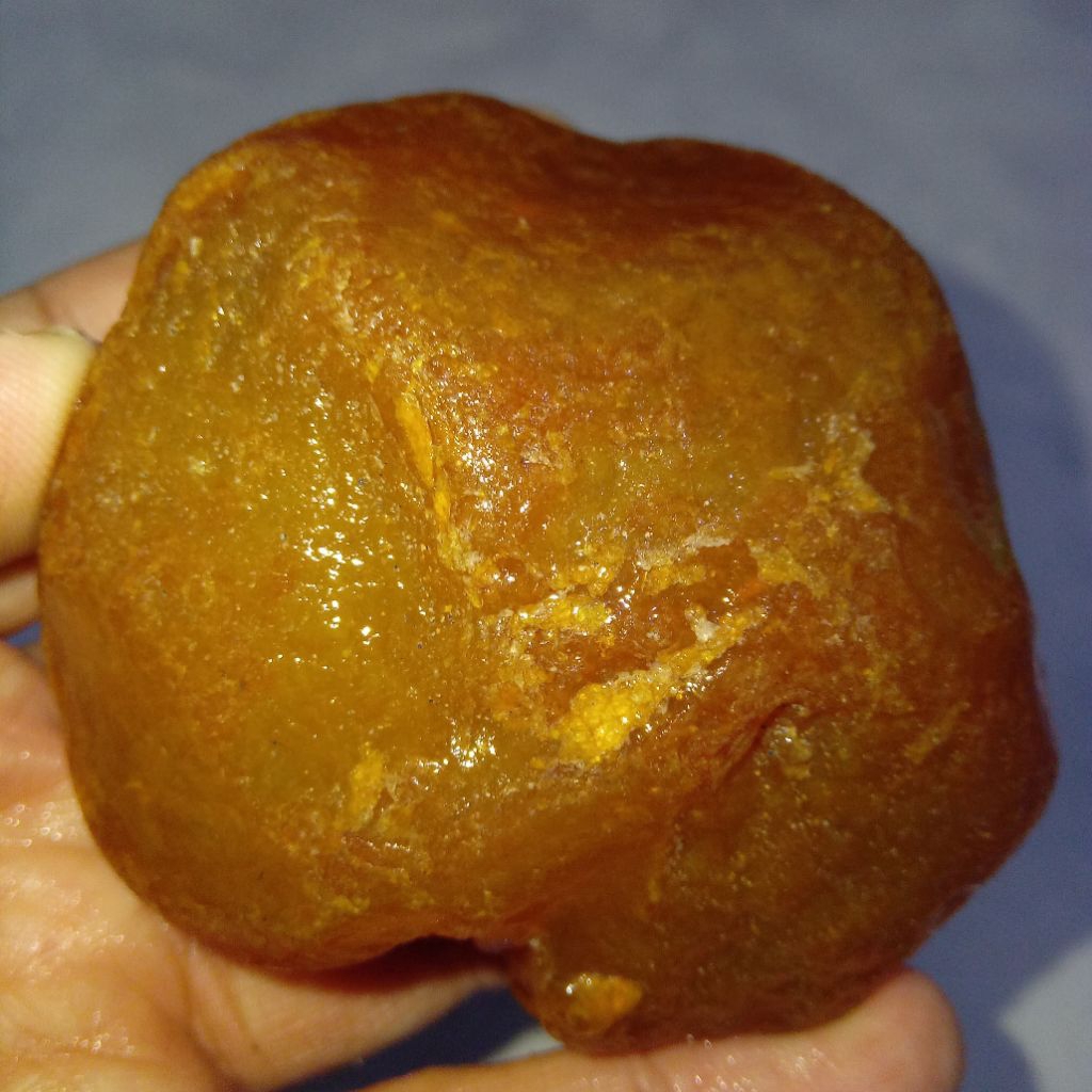 Natural Batu Akik Cempaka Madu Kristal Asli Sumatera Indonesia