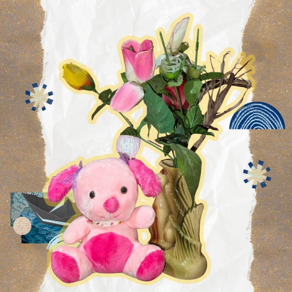 Boneka Anjing Pink // Pink Dog Doll