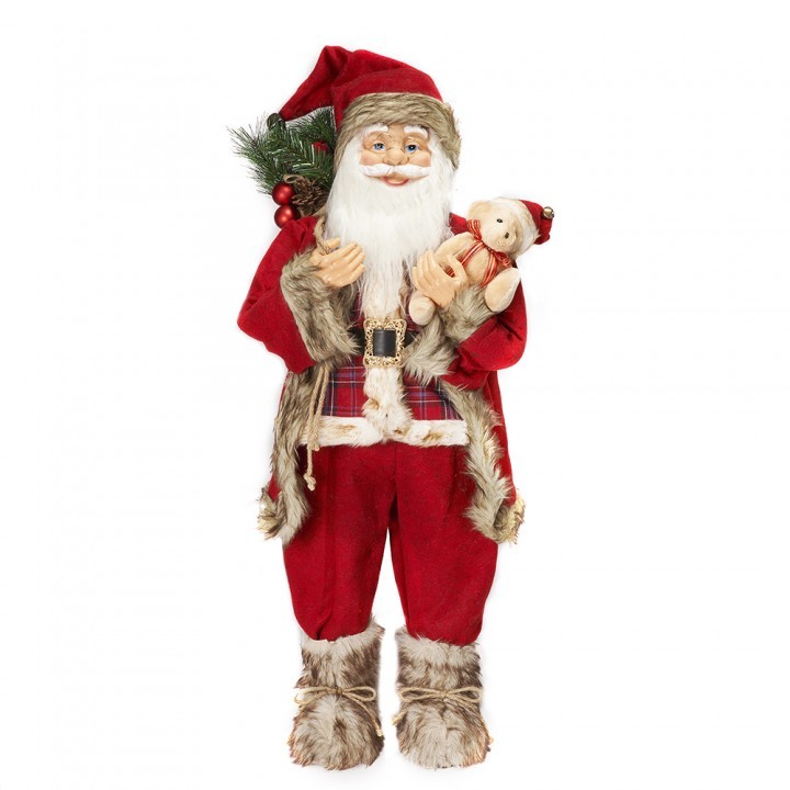 Yeraya Boneka Santa Berdiri 90cm Santa Viral Boneka Natal Boneka Santa Boneka Santa Claus Dekorasi N
