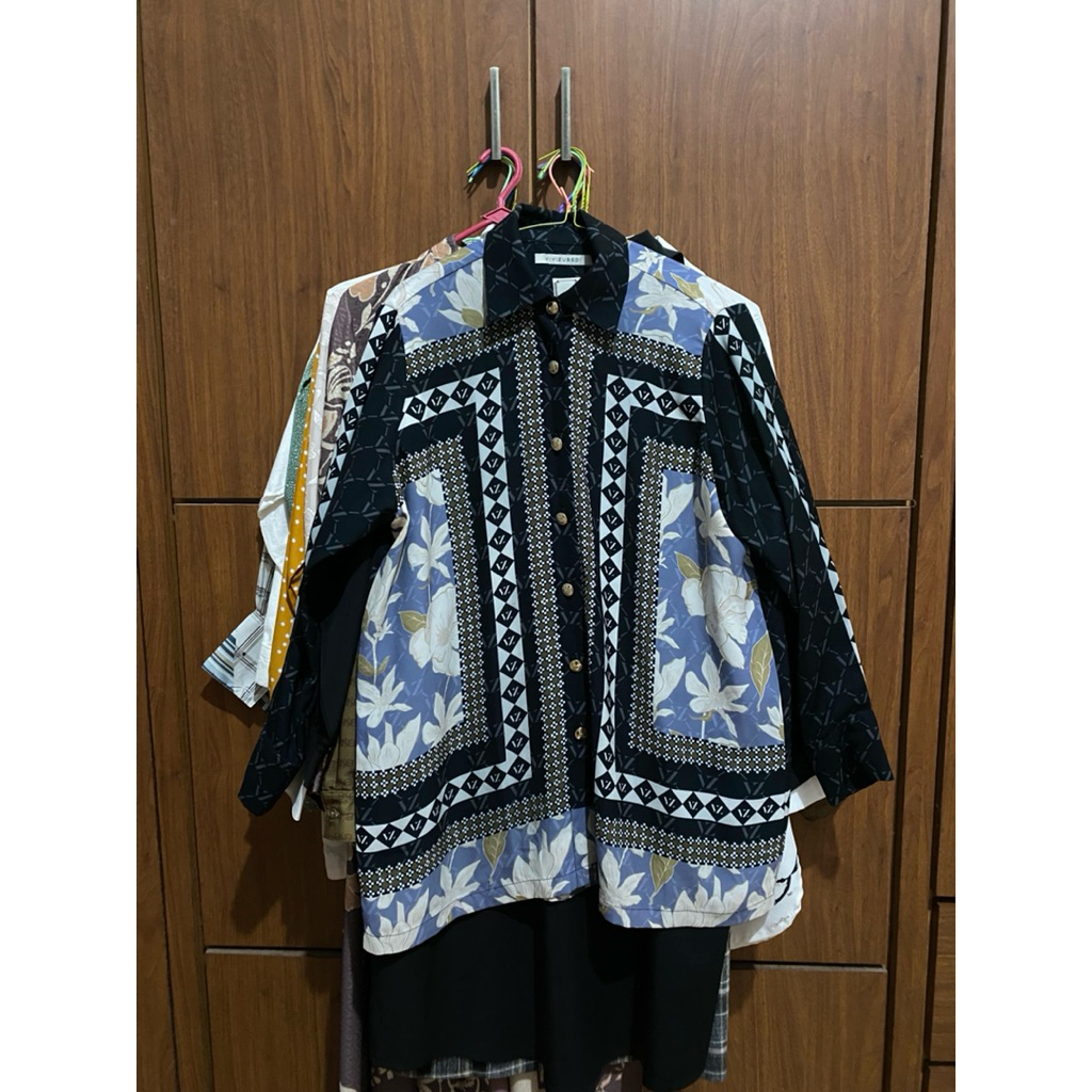 (BACA DESKRIPSI) VIVI ZUBEDI - VZ ROSEMARY TOP BLACK