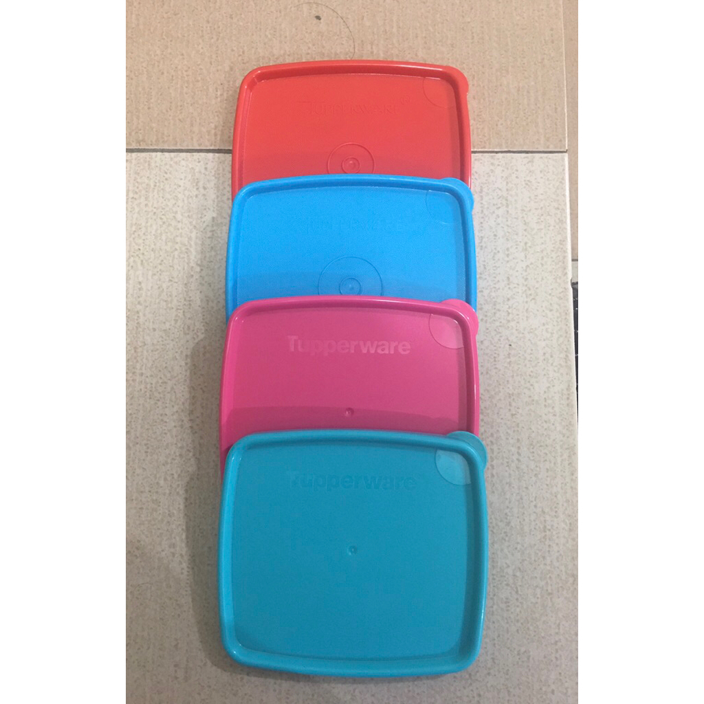 Tutup Square Round Tupperware/ Tutup Summer Fresh Tupperware