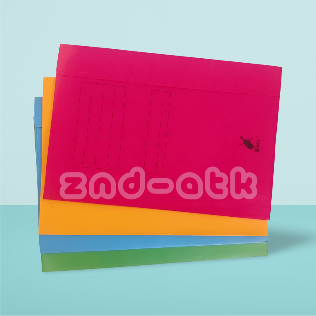 Stopmap/ Map Biola 5002 Ukuran Folio/F4 - Biru/Hijau/Kuning/Merah