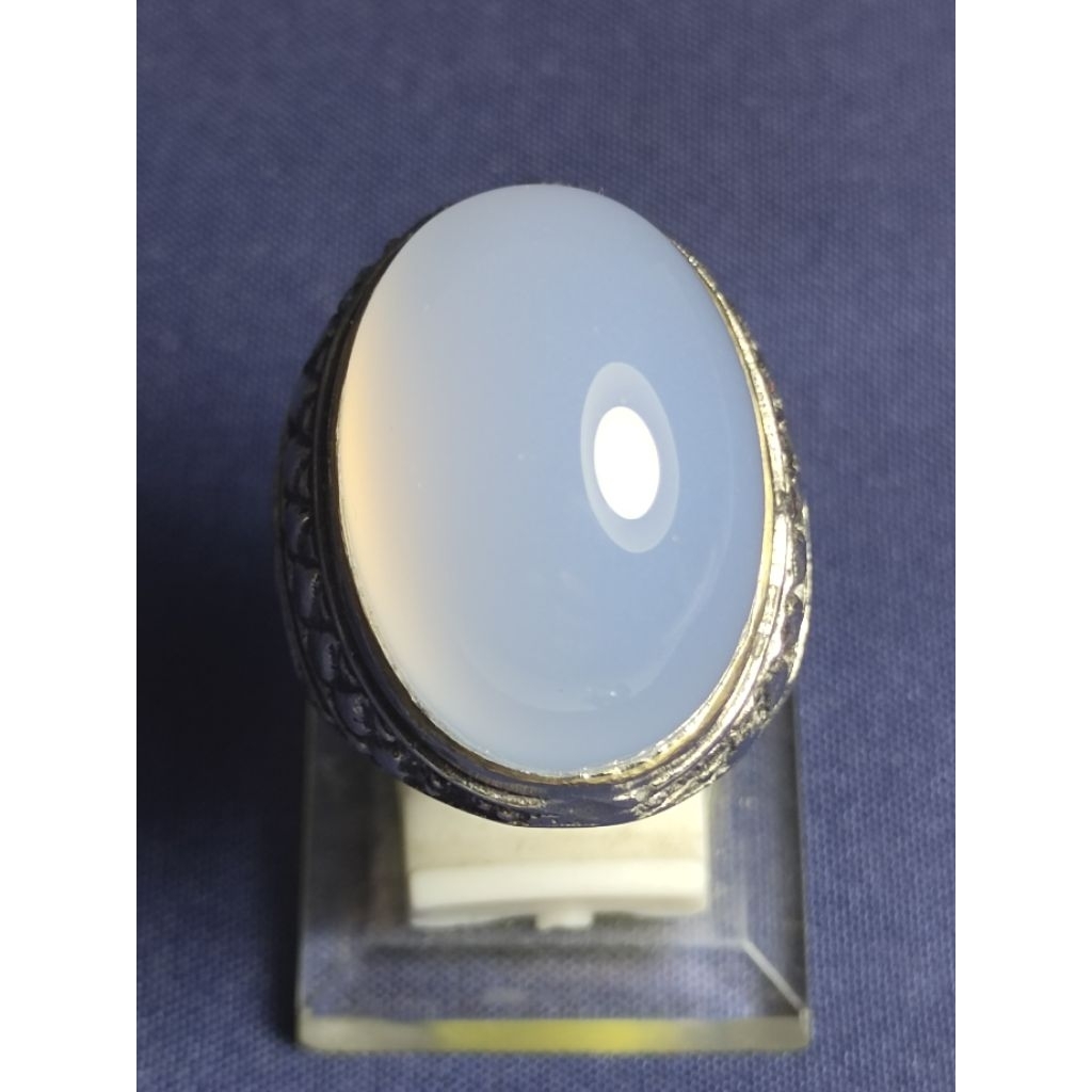 Natural Sky Blue Chalcedony / Batu Anggur Biru Langit, 1