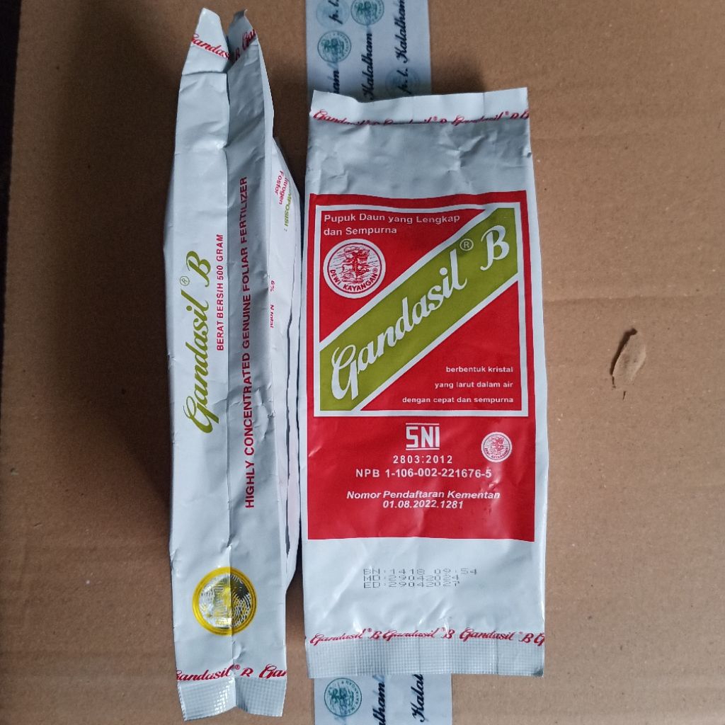 Pupuk Gandasil B 500gr Original