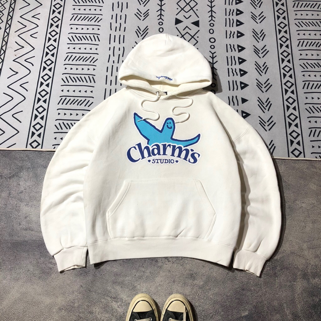 HOODIE MARK GONZ CHARMS WHITE DY