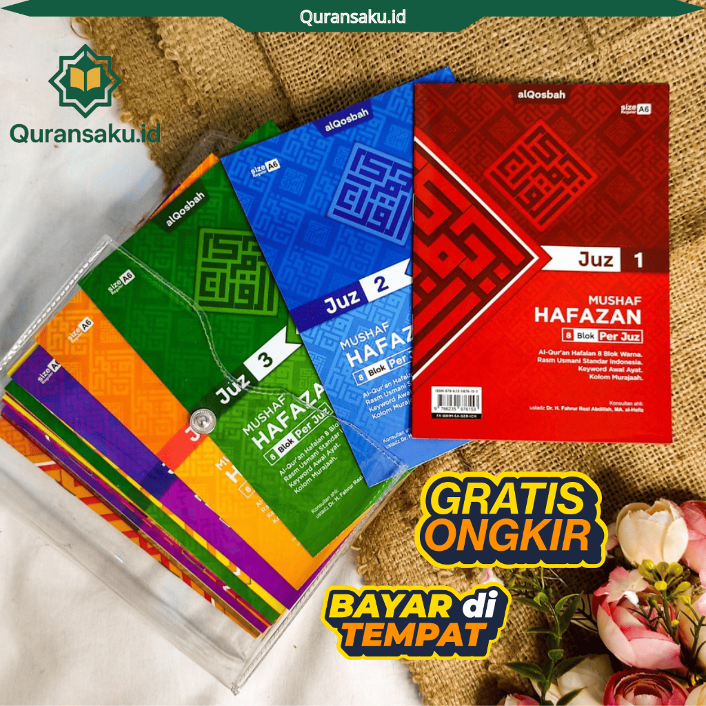 Alquran Per Juz Hafazan 8 Blok Per Juz A6 Hvs Premium Soft Cover Milenial