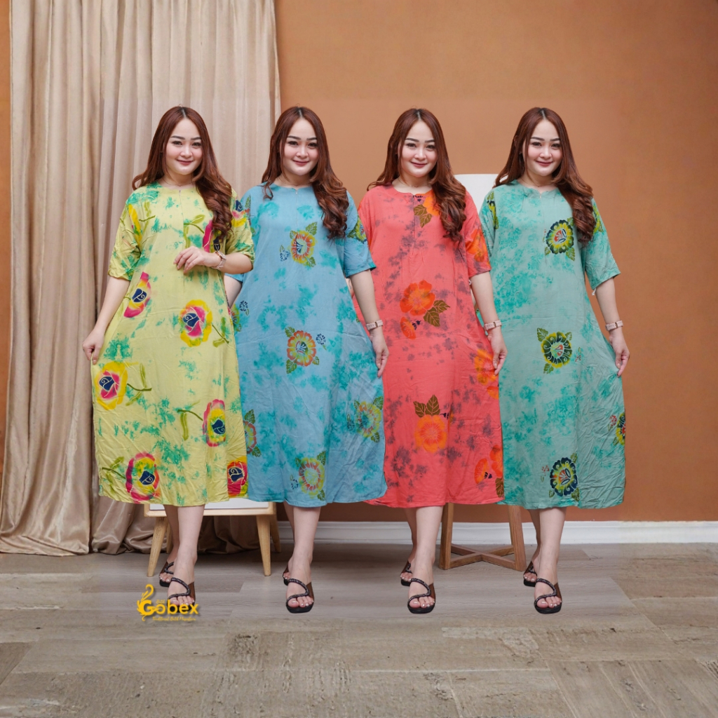 Daster Batik Wanita Motif Sunanan – Canting Cap Malaman Rayon Super Premium Handmade Pekalongan