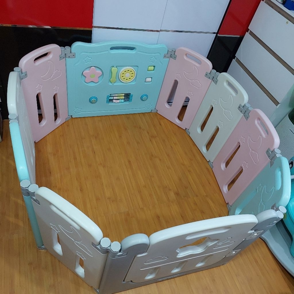 Coby Fence Pagar Pengaman Anak / Pagar Playground Bermain Anak Preloved