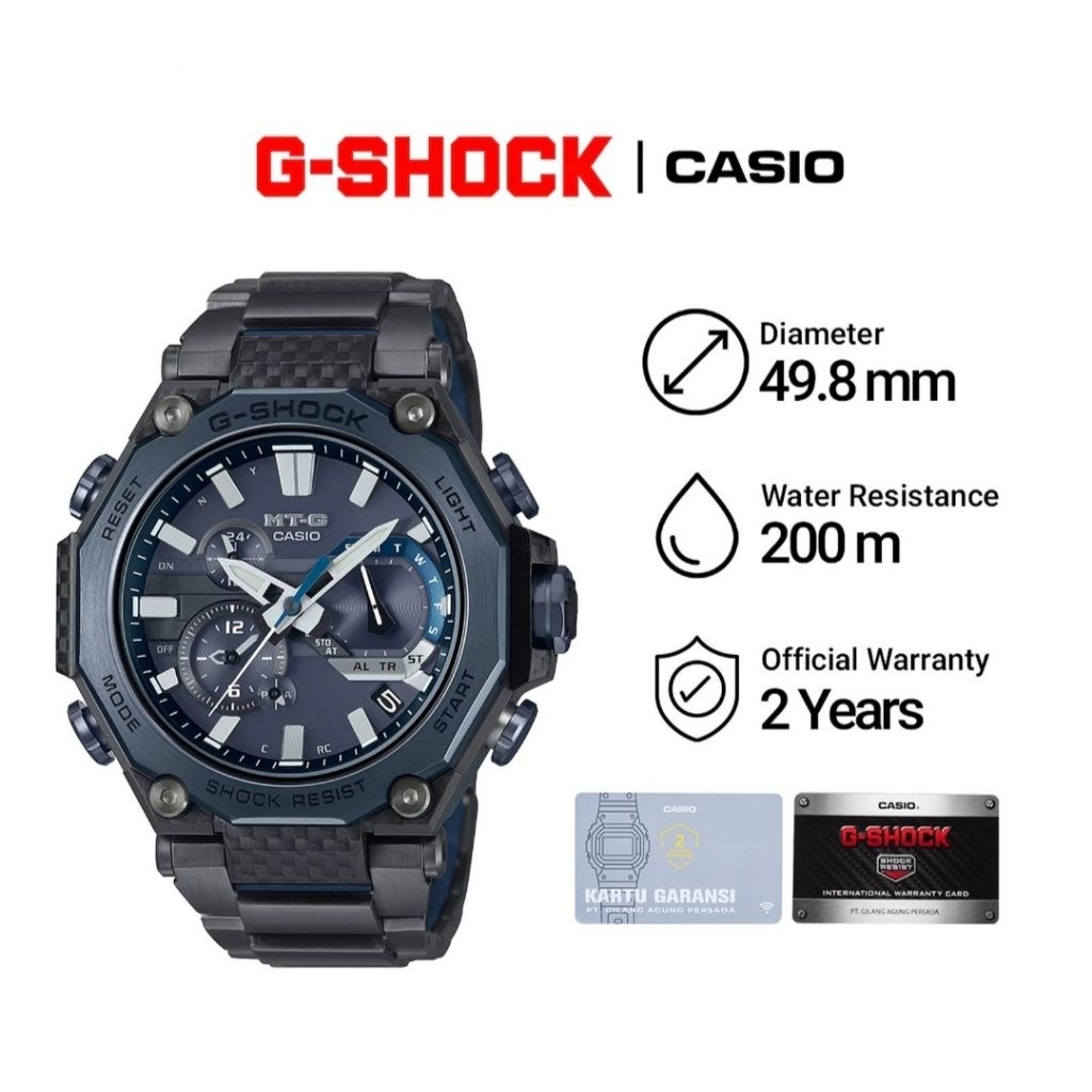 Casio G-Shock MTG-B2000YBD-2A / MTG-B2000YBD-2ADR Jam Tangan Pria Original