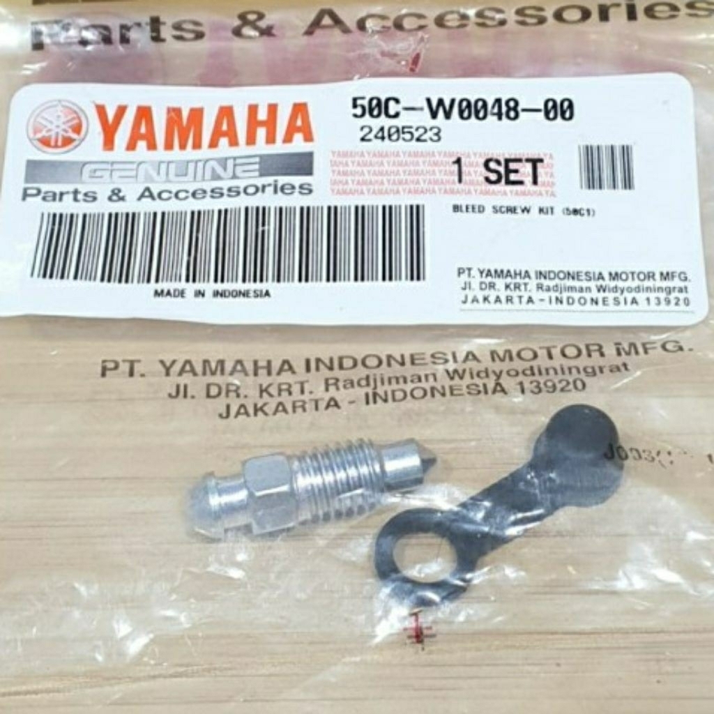 Baut Nepel Setelan Angin Kaliper Belakang Original Yamaha Jupiter MX 135 New, MX King, Vixion NVL NV