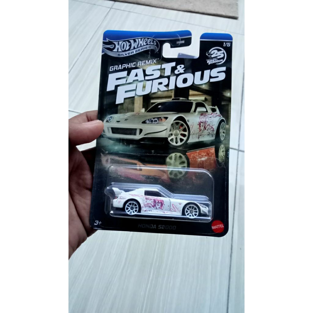 Hotwheels Graphic Remix Honda S2000 Putih
