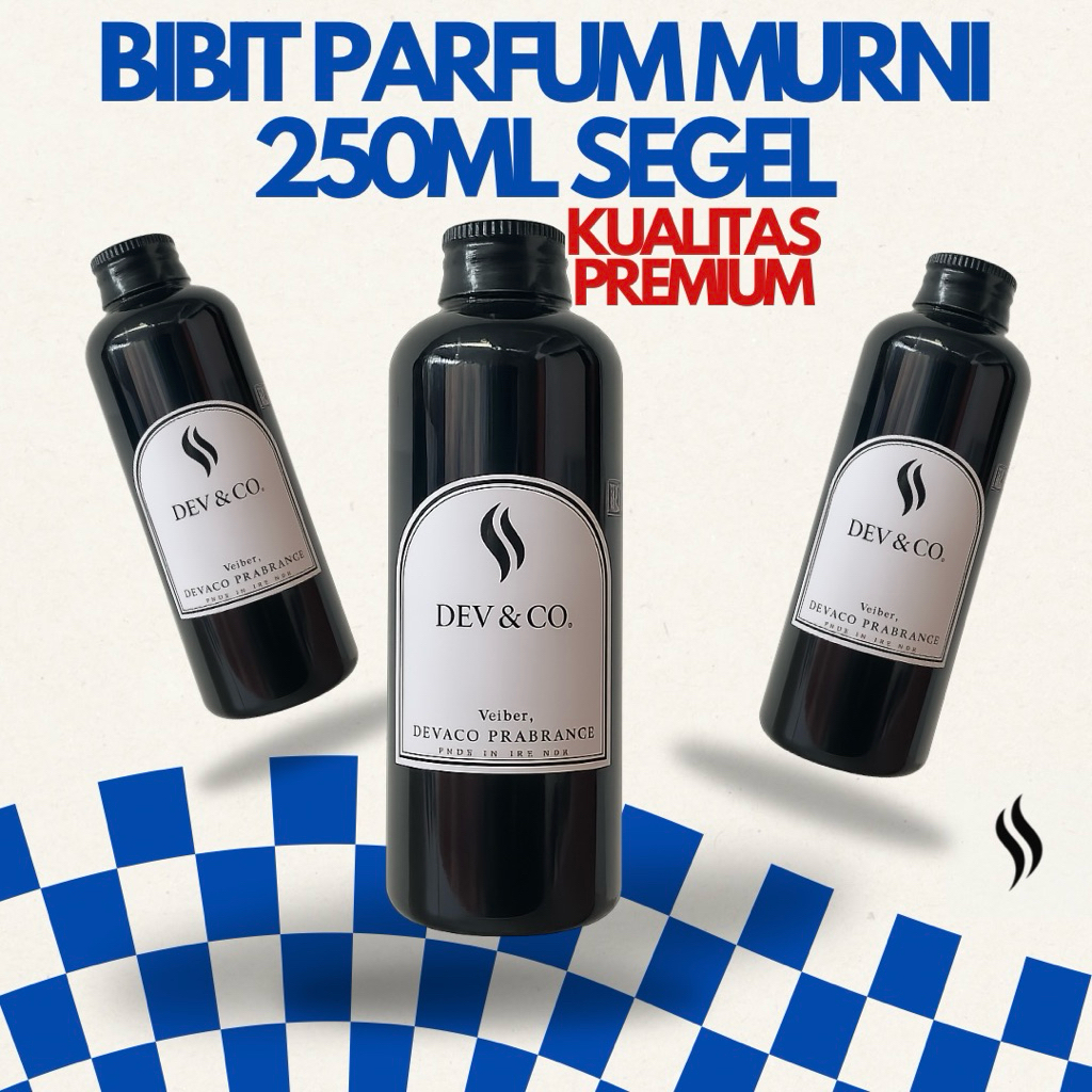 Bibit Parfum Murni 250ml Grade A Premium Original Segel Tahan Lama Super Awet | Minyak Parfum Tanpa 