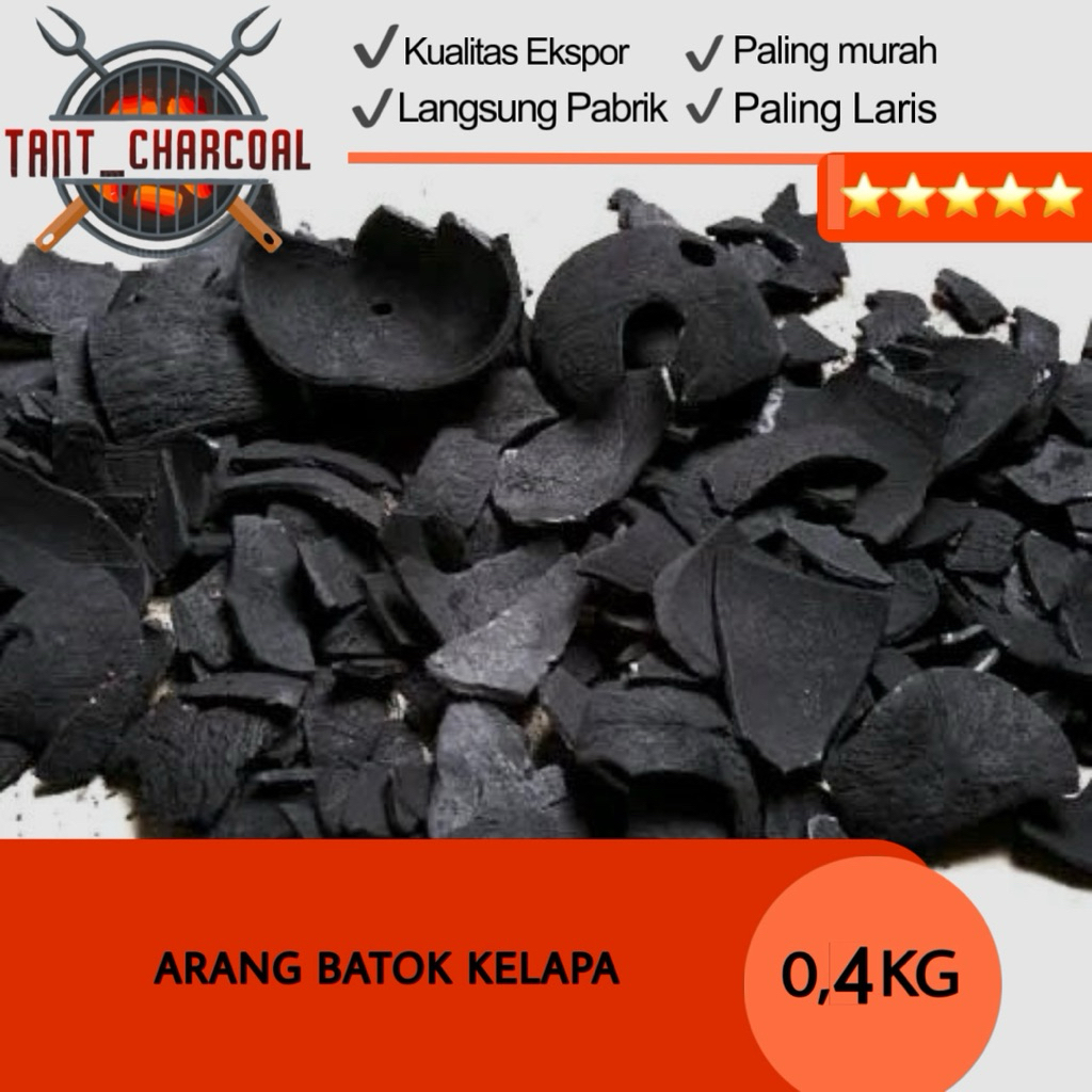 ARANG BATOK KELAPA KUALITAS EKSPOR SUPER MATI HAMPA HIGH QUALITY