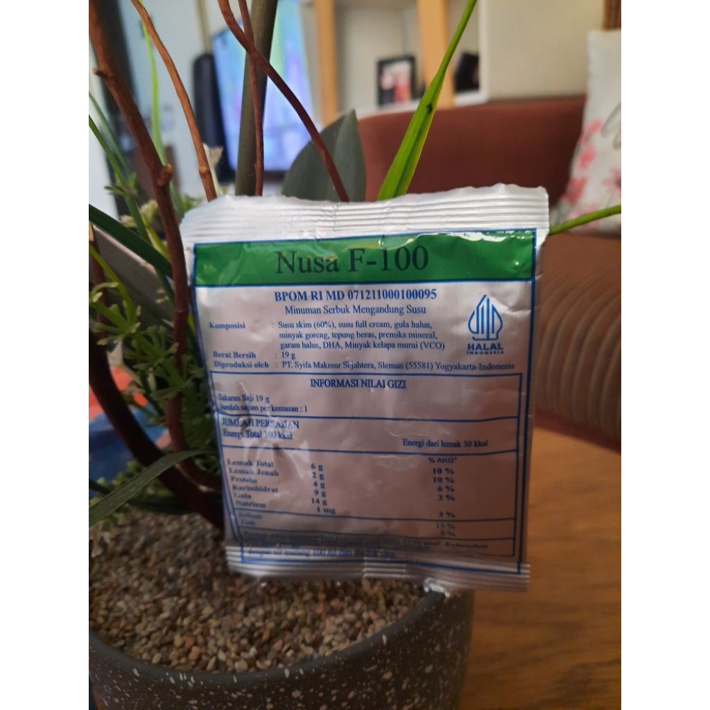 Formula 100 - Susu Khusus Untuk Anak Stanting -  susu khusus untuk anak gizi buruk/Isi 1 sachet