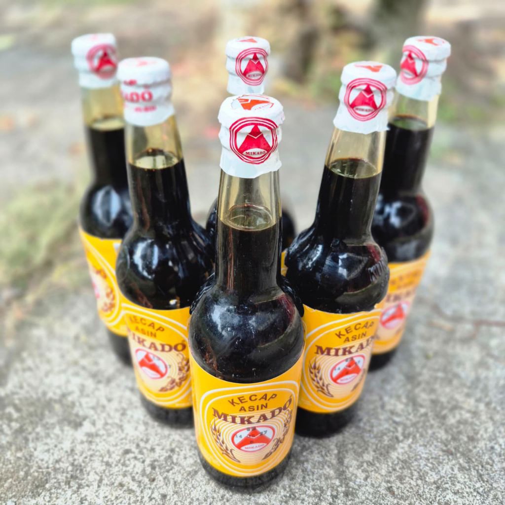 Kecap asin 6pcs MIKADO 600ml botol besar