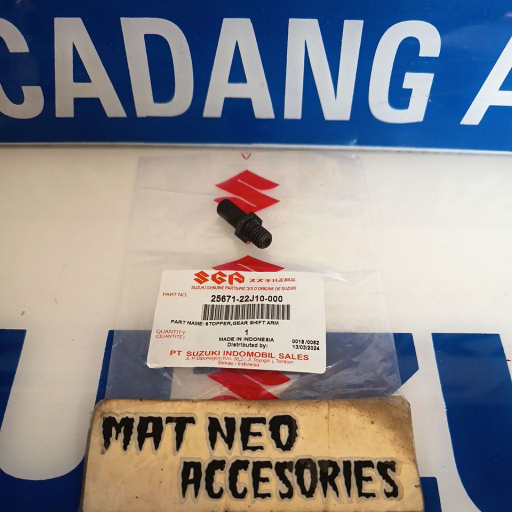 baut stoper stopper gear shift arm suzuki satria fu gsx 150 bandit origin sgp 25671-22J10
