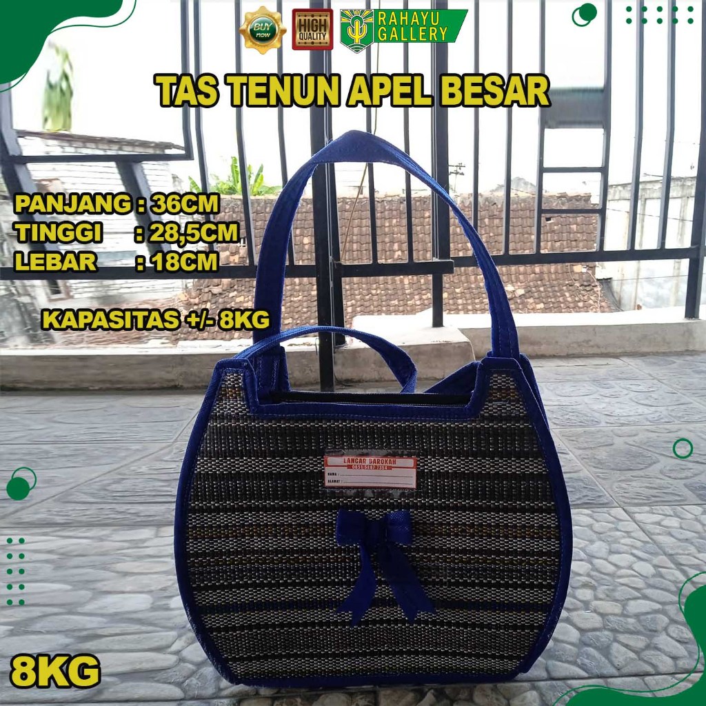 TAS TIKAR BUWOH - TAS TENUN HAJATAN - TAS TENUN APEL BESAR