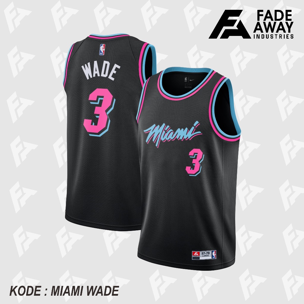 JERSEY BASKET WADE #3 MIAMI HEAT