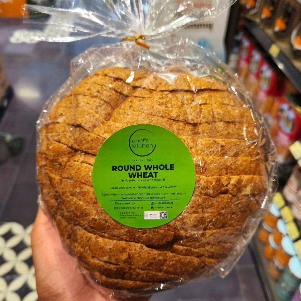 Roti gandum round whole wheat pcs