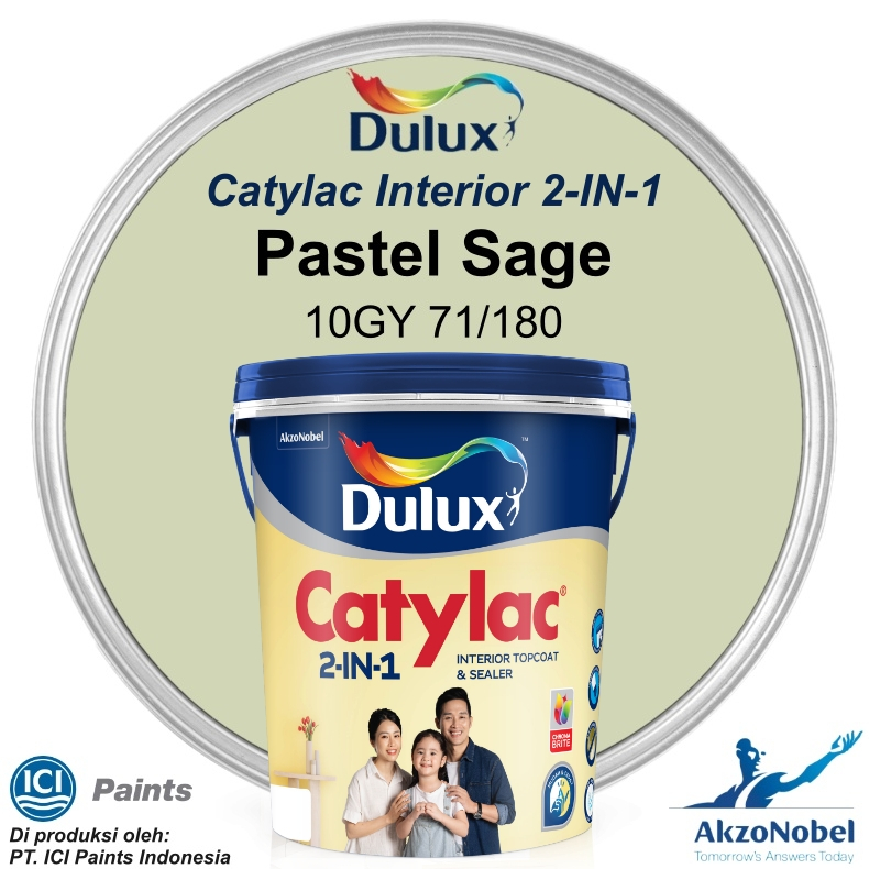 CAT DULUX CATYLAC 2in1 5 KG - PASTEL SAGE 10GY 71/180