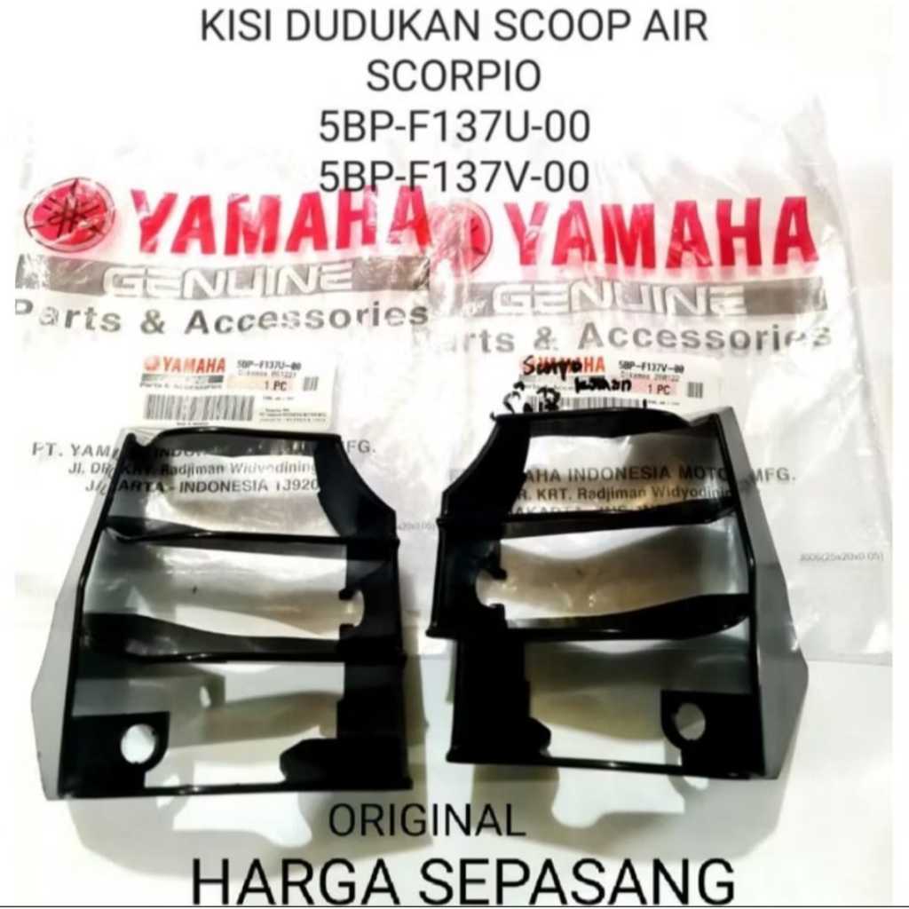 KISI DUDUKAN SCOOP AIR SCORPIO Z ORIGINAL