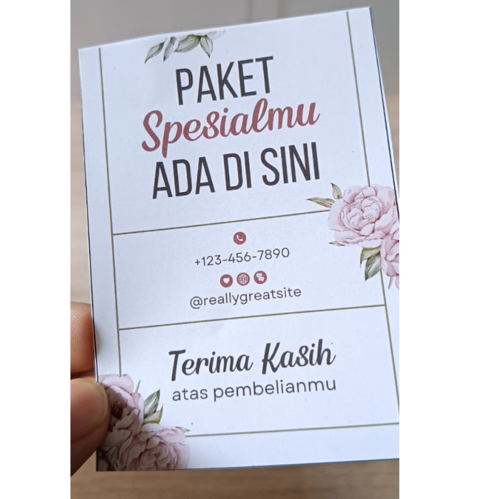 Stiker segel box open me/ stiker segel kotak box custom desain