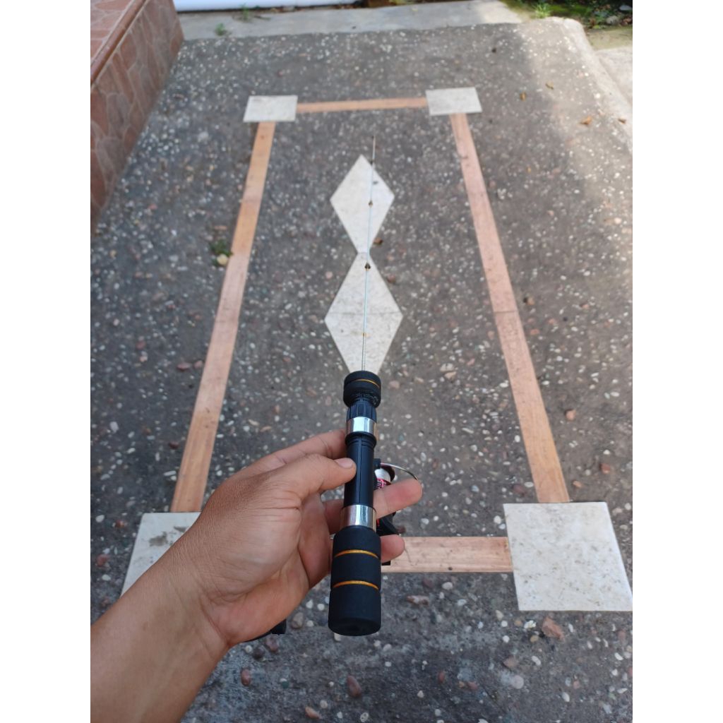Joran kerekan mini spining joran casting panjang 60cm