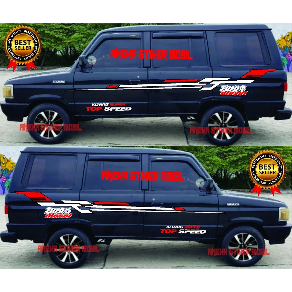 Stiker Mobil Kijang Super Stiker Body Kijang Super Stiker Kijang Super
