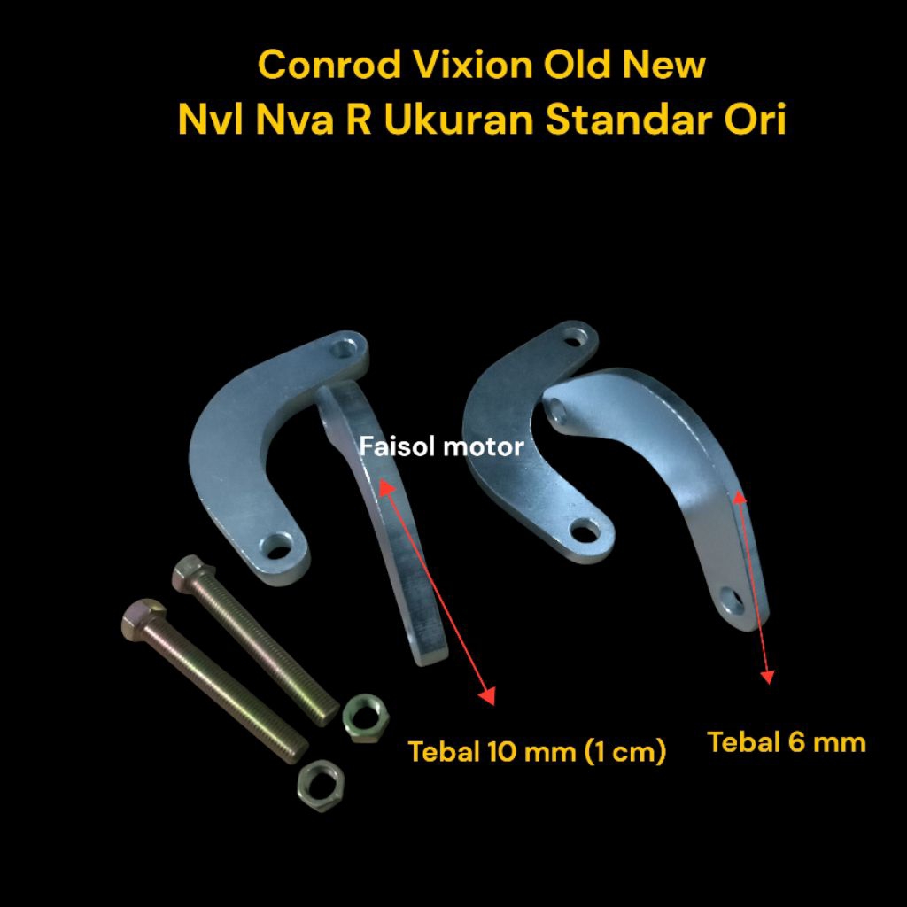 Conrod Vixion Old New Nvl Nva R Ukuran Standar Original Tebal 10 mm