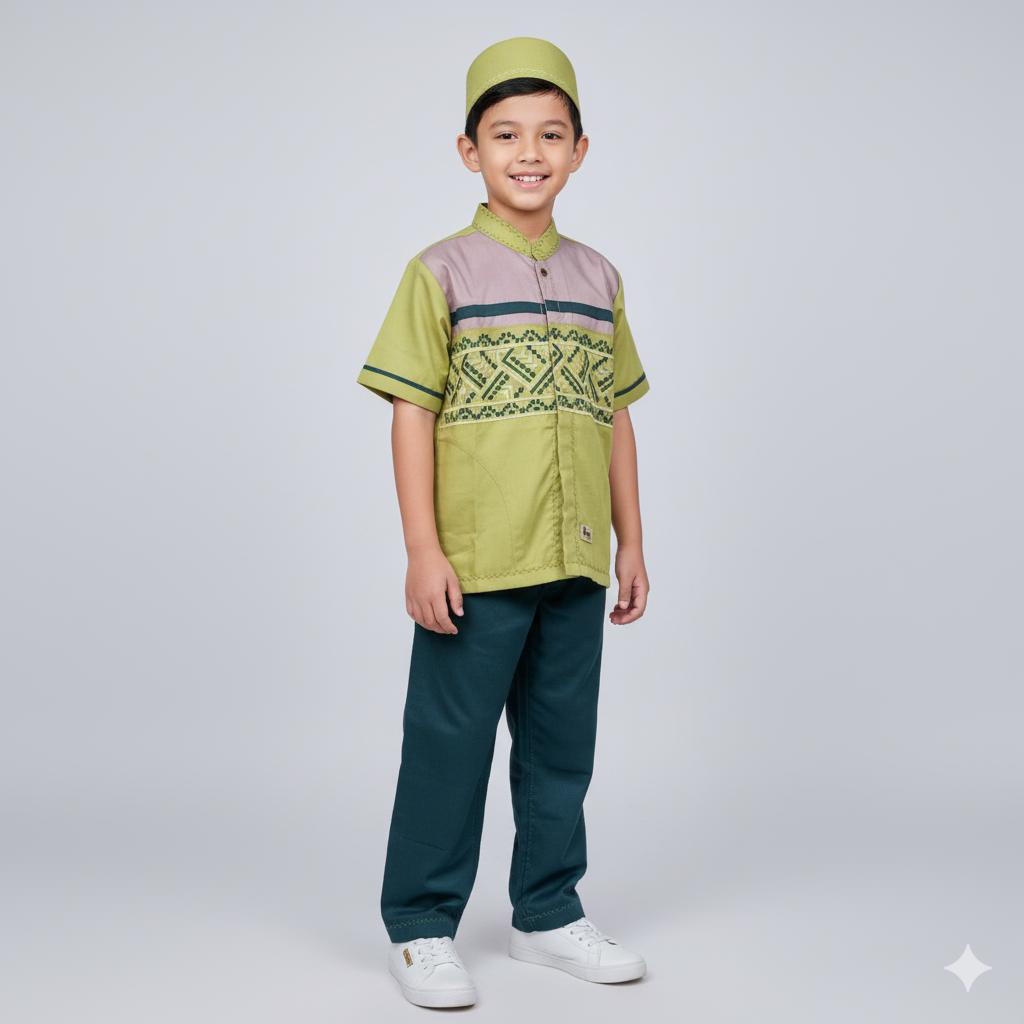 kode IQ set koko anak by ibee