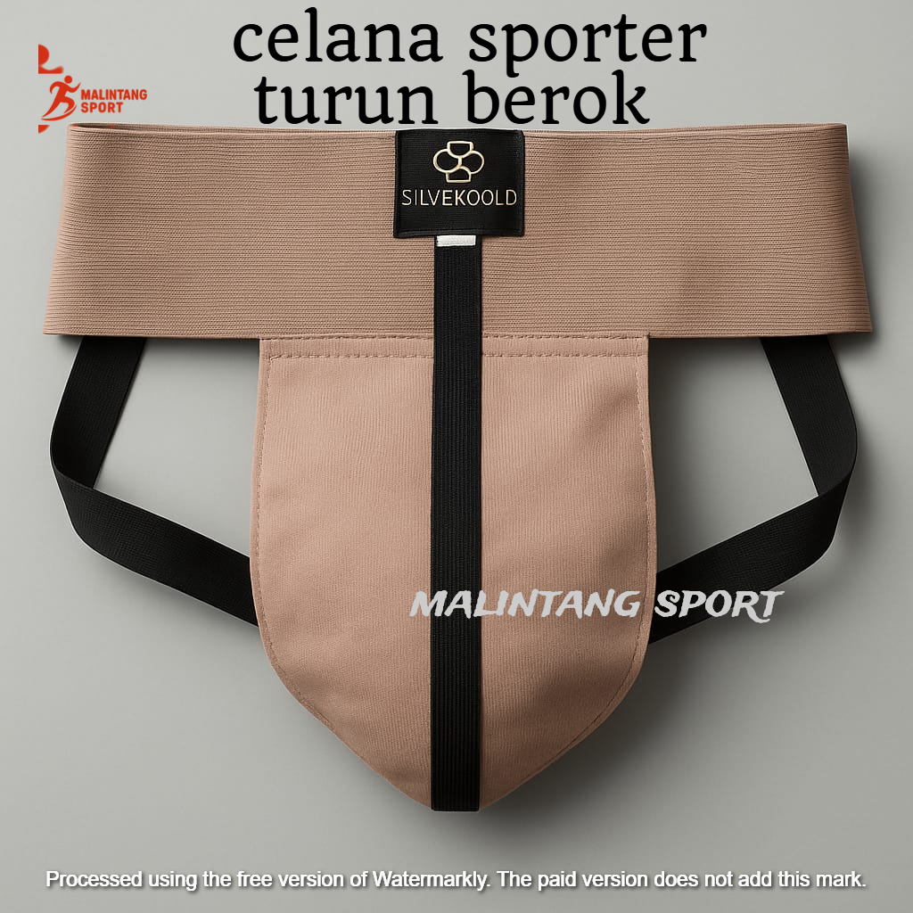 celana dalam hernia / celana sporter turun berok / celana dalam olahraga pria