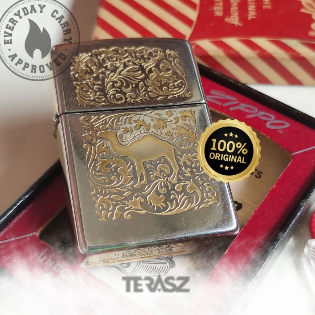 Zippo Case Original - CAMEL 22k Gold XI /95