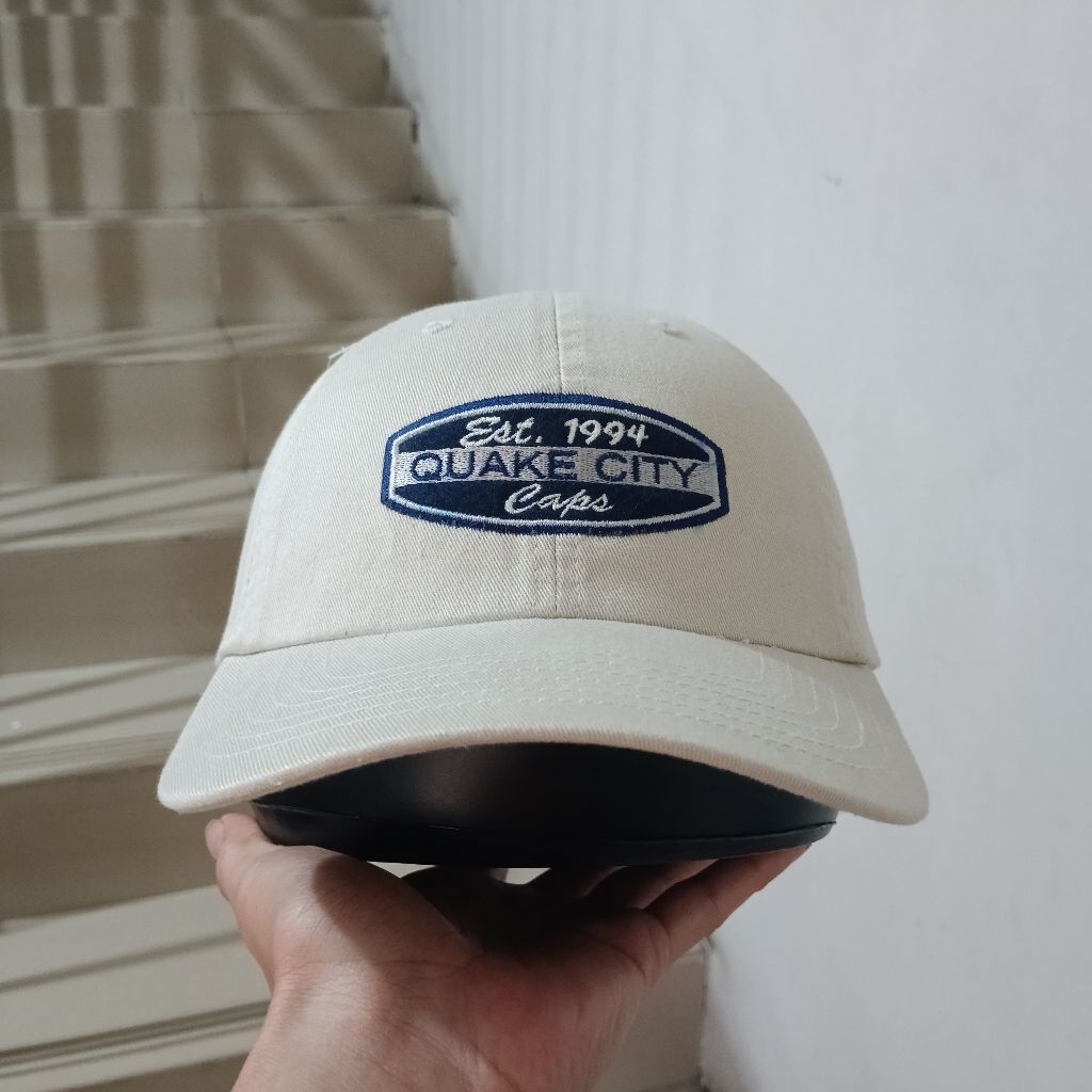 TOPI CASUAL THRIFTING, TOPI LOGO BORDIR