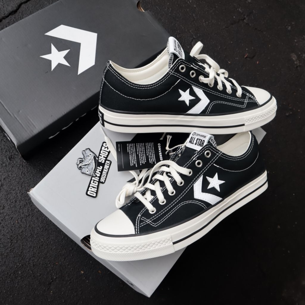 Converse Star Player 76 Black Original Resmi