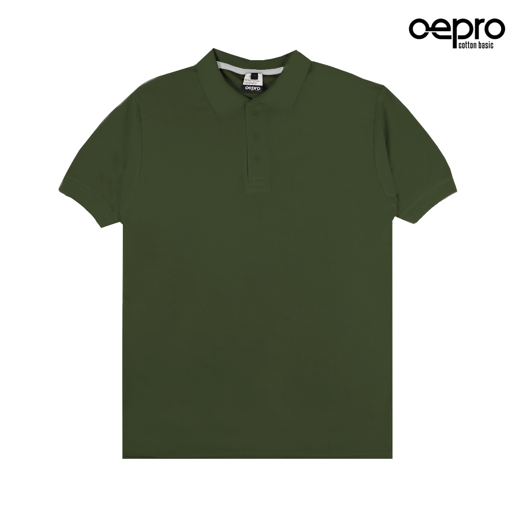 Oepro - Kaos Polo Premium | Kaos Kerah Premium | Polo shirt | Green Barret | Full Katun