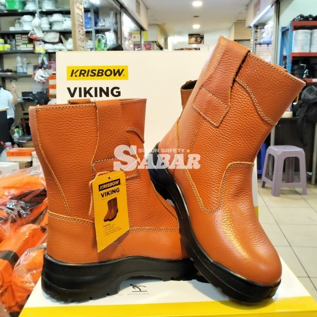 Sepatu Safety Boot Krisbow Viking Original / Safety Boot Viking Krisbow Berkualitas