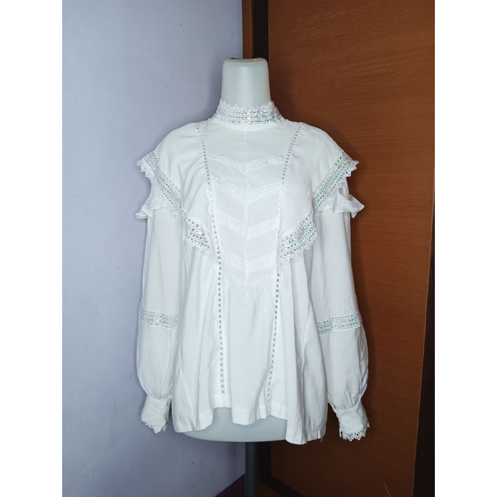 Blouse Ala Noni-Noni Ruffle Mewah