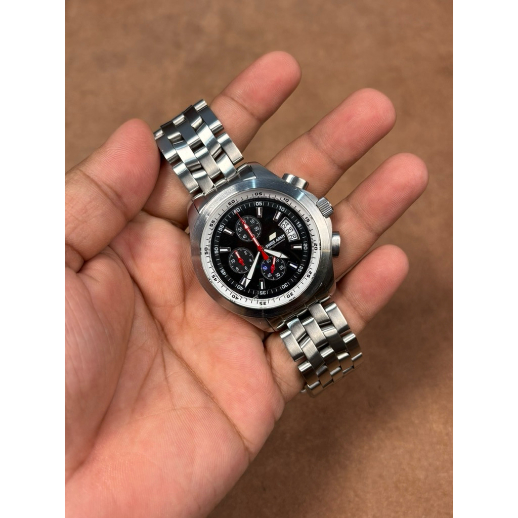 JAM TANGAN PRIA SWISS ARMY CHRONOGRAPH HC1068TS OLD ORIGINAL MIYOTA MOVT