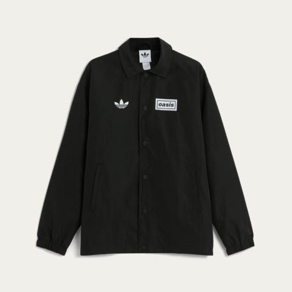 size L / Adidas x Oasis Tour Coach Jacket Black Original
