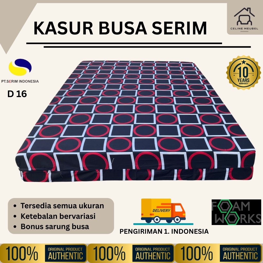 KASUR BUSA / KASUR TIDUR / SPON TIDUR YELLOW GARANSI RESMI PT SERIM INDONESIA