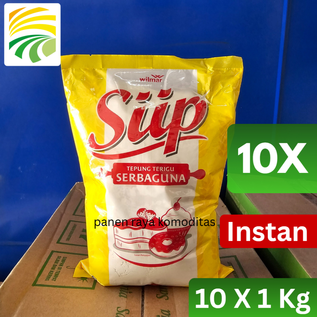 Tepung Terigu Siip 1kg x 10 Pcs (1 Dus)