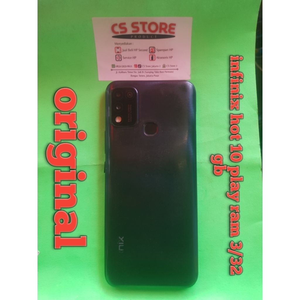 infinix hot 10 play ram 3/32 gb original
