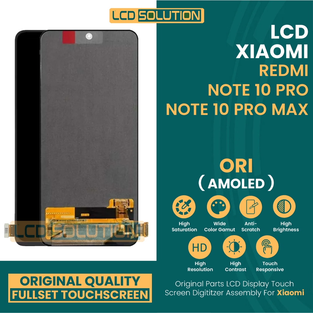 Grosir LCD Redmi Note 10 Pro / LCD Redmi Note 10 Pro Max - Fullset Touchscreen (ANTI PECAH)