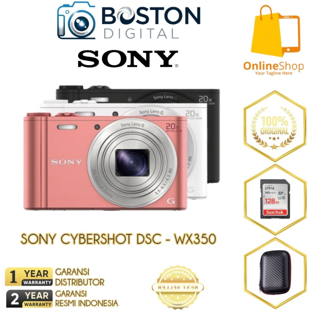 SONY CYBERSHOT DSC-WX350 / CAMERA DIGITAL SONY DSC-WX350 / SONY WX350