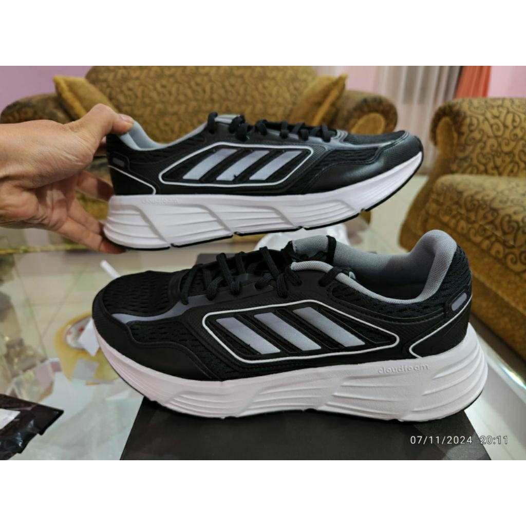 Sepatu Adidas Galaxy Star M Original Sepatu Running Casual Pria Hitam IF5398 alternative Adidas Dura