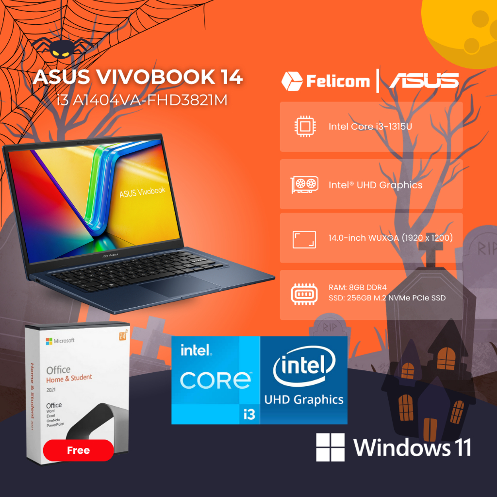 ASUS VIVOBOOK 14 i3 A1404VA-FHD3821M